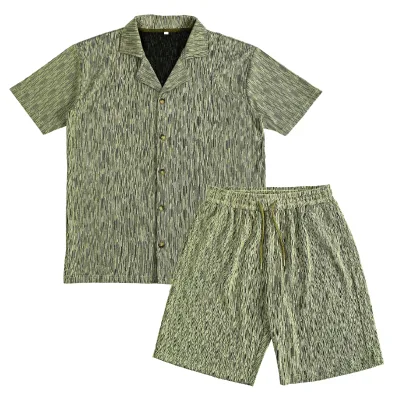 Gingtto Short Suit Manufacturer Men s Polo Sets  2 Pieces Polo Summer Short Set for Men
