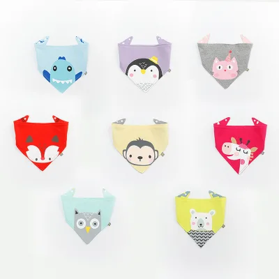 China Supplier Wholesale Baby Products Organic Bandana Cute Baby Bibs