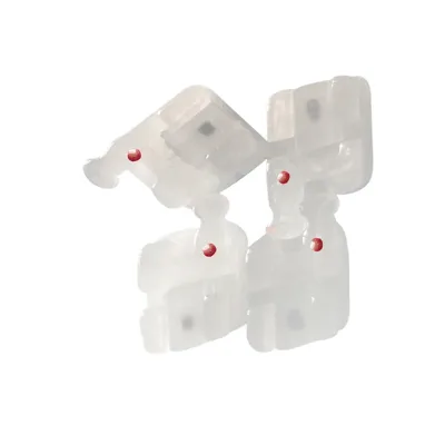 Ceramic Orthodontic Bracket Set for Teeth Correction Clear and Comfortable Dental Instrument Manual Power Source