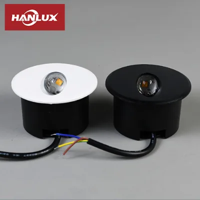 Modern Plastic+Aluminum Round LED Wall Light 3W 85-265V IP54 Waterproof Wall Mounted LED Light Lamp for Indoor Lighting
