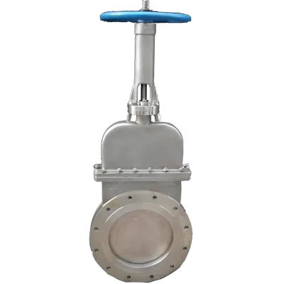 Linggong Stainless Steel High Temperature Electric Pneumatic Knife Gate Valve Slag Discharge 2 In-24in Model PZ73 for General