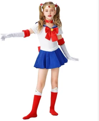 Halloween Children's Costumes Performance Cos Girls Dress Cosplay Costume Children Costume