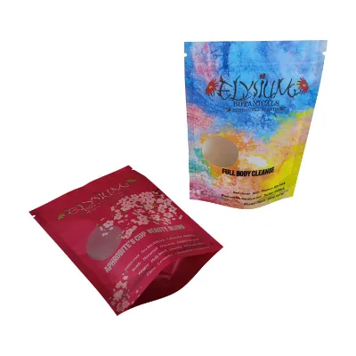 16 oz Custom logo Design Printing Factory Resealable Ziplock Stand up Bag Bath Salts Zipper Custom Mylar Bag