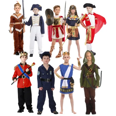 Boys Kids Halloween Cosplay Costumes Witch Devil Dress up Rio Carnival Theme Party Kids Boys Halloween Costumes