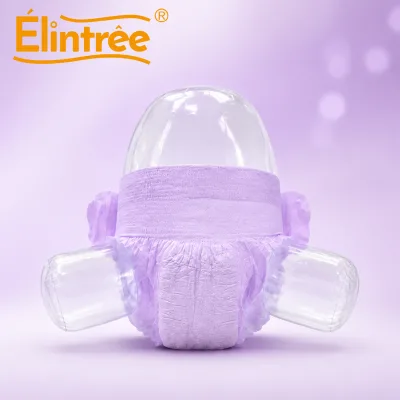 Premium Purple Openable Period Pants Disposable Menstrual Underwear with High Absorbency Leak Protection OEM