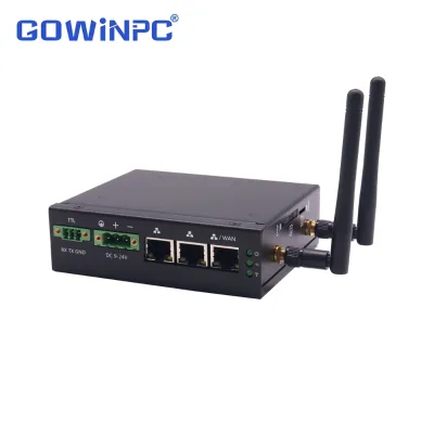 Global-Band 4G LTE Industrial Router with VPN Dual SIM WiFi AP Metal Casing 5W Low Power for Security Alarm Networking