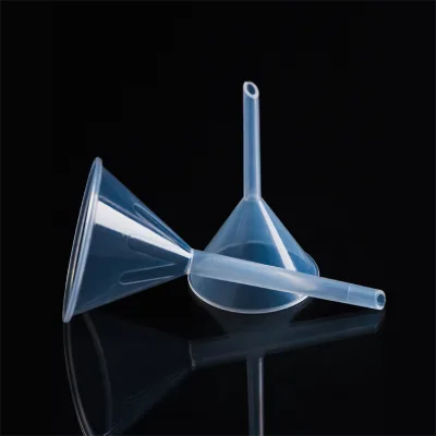 Customized Logo Plastic Funnel Clear PP Plastic Separation Liquid Funnel