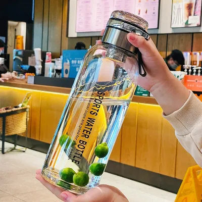 2l Nice Glass Large Capacity Personal clear Tea Water Separation Cup Bottle with Filter Wholesale Bottle for Water Custom logo