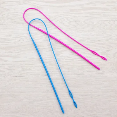 Plastic Sewing Accessories Drawstring Threader Elastic Belt Wearing Rope Cited Clips Drawstring Replacement Tools