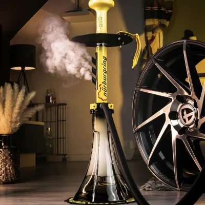 High-end single-tube hookah bottle, complete set for racing, bar, and hookah bars