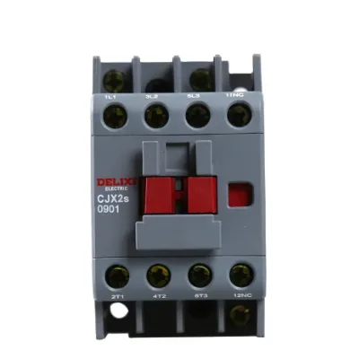 Delixi AC Contactor CJX2S Series Plastic 220V Universal Three-phase 380V Contact Relay 1210 12A 220V CJX2s-1210 50/60Hz