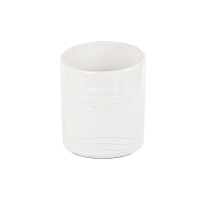 Ceramic Slant Utensil Crock Holder Kitchen Tools Organizer Decorative Knives, Forks and Cutlery Ceramic Utensil Holder