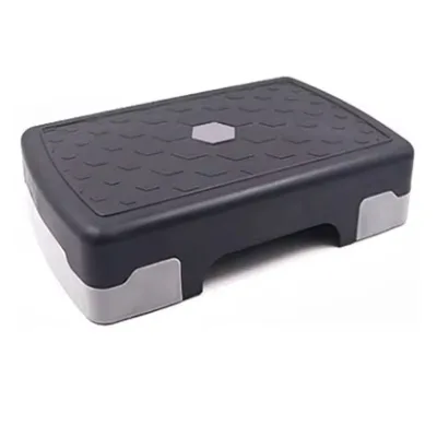 FDFIT Adjustable Aerobic Stepper Step Platform Trainer PP Material Gray/Red Color 45x28x10cm Sports Fitness Bodybuilding
