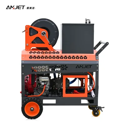 4350psi 4gpm Portable Gasoline Engine Sewer Cleaning Machine Can Clean Pipes with a Diameter of 8 Inches for Drain Cleaning