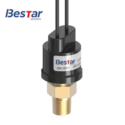 HVAC IP67 High Air Conditioning Pressostats Fan Pressure Switch Pressure Control for Liquid Gas 0.2~45bar