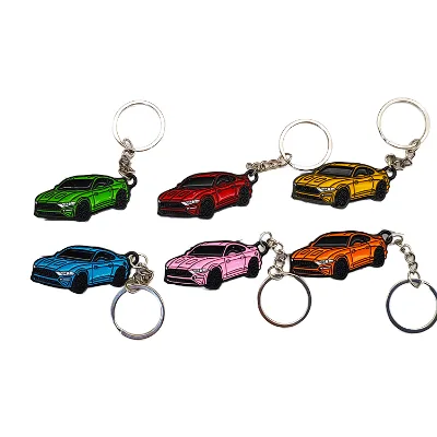 Custom Logo Metal Keychain Soft Enamel Key Chain Personalized Design for Promotional Business Gift Souvenir Wholesale