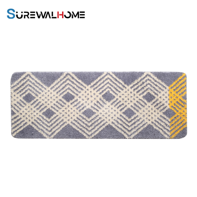 SUREWALHOME Indoor Mat Cute Mat Beside Bed Living Room Rugs Washable Anti Slip Fluffy Rug Modern Floor Carpets Mat