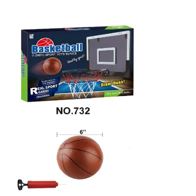 Wholesale Cheap Toys Mounted Portable Basketball Hoop System for Kids Plastic Basketball Toy Set