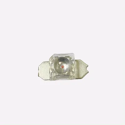 5mm 2500-3000mcd Clear Lens Wide Pins Dip F5 Amber Color Square Head 588-592nm Piranha Super Flux LED