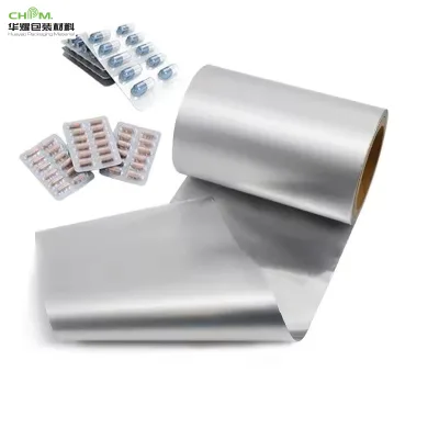 Customized Jumbo Roll Raw Cold Form Alu Foil to Moisture Air Gases Composite Treated