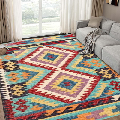 Multi Color Area Rugs Non-slip Area Pad High Pile Rug Custom Design Area Rug