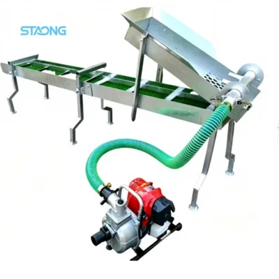 Suction Chute Washing Portable Gold Sluice Box Gasoline Gold Panning Chute