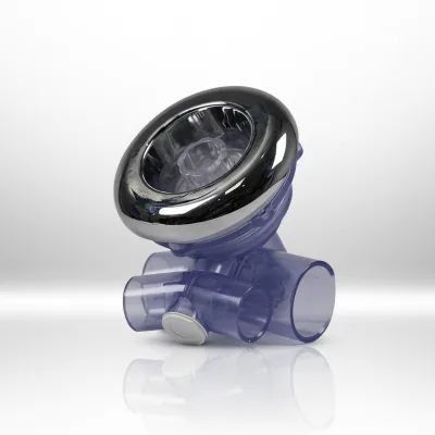 Weistai LED WST-1356-TM90 IP67 Waterproof Plastic Steam Nozzle Massage Cylinder Accessories Luminous Colorful Light Dimmable