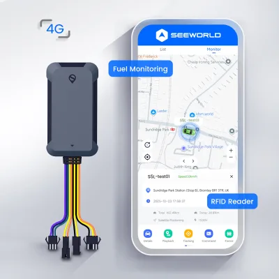 Multi-functional 4G 2G GSM GPS Car Tracker with Remote Control Fuel Level & Temperature Detection Worldwide Tracking