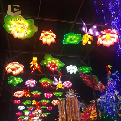 High Quality Top Decoration Large Lotus Flower Lantern