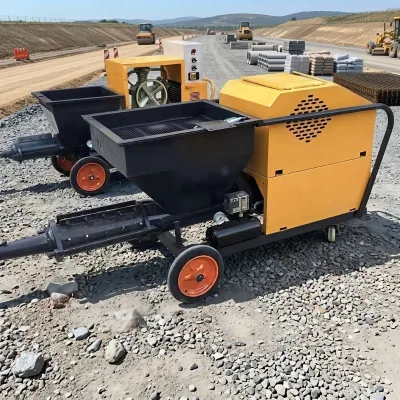 Pneumatic Mortar Coarse Aggregates Plastering Gun Machine for Putty Stucco Texture Coating