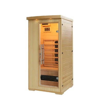 Indoor Luxury Spa Keep Body Health Sauna Room Wet Steam Ozone Wood High Quality Hemlock for 1 Person