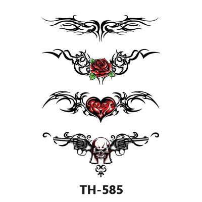 Waterproof Temporary Tattoos for Adults Sexy Waist Lower Back Tattoos