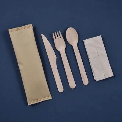 Pink Disposable Wooden Cutlery & Knives | Manufacturer