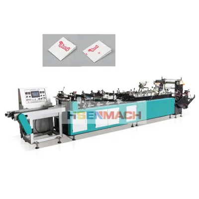 250 350 Type Middle Seal Paper Bag Making Machine Central Sealing Bottom Cutting Bag Production