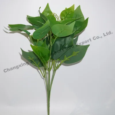 Factory - Direct Wholesale: Ultra - Realistic and Touch - Sensitive Artificial Green Leaf Plants for Office and Home Decor