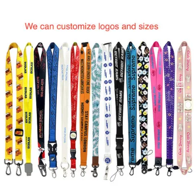 Key Lanyard ID Lanyards Neck Strap Key Chain Holder Wristlet Lanyard for Women Men, Can customize logos and sizes