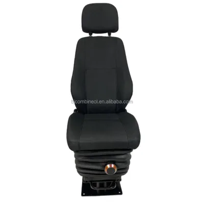 Railway Vehicle Seats Leather Black Mechanical ISO Certified Customized Designs