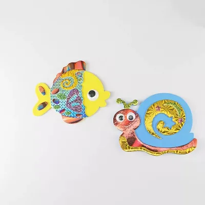 Custom Creative DIY EVA Sticker Set Laser EVA Collage for Kids