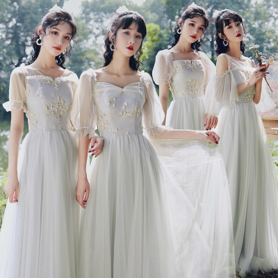 Elegant Wedding Party Prom Evening Dress Fairy Bridesmaid Dresses