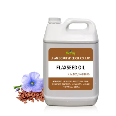 Lowest Prices of Edible Linseed Oil Cold Pressed Flax Seed Oil for Wood Painting