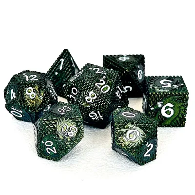 CustomLogo D20 Dice 16mm-23mm Metal Polyhedral  Casino Dice
