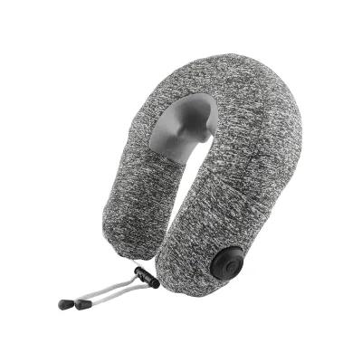 Electric Neck Shoulder Massager U Shaped Inflatable Travel Pillow Heat Shiatsu Vibration Cervical Pain Relief Massage Device