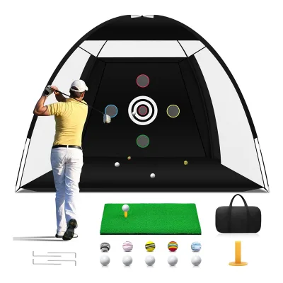 Indoor/Outdoor Home Golf Practice Aids Outdoor Indoor Backyard Golf Swing Chipping Training Hitting Aids Golf Practice Nets