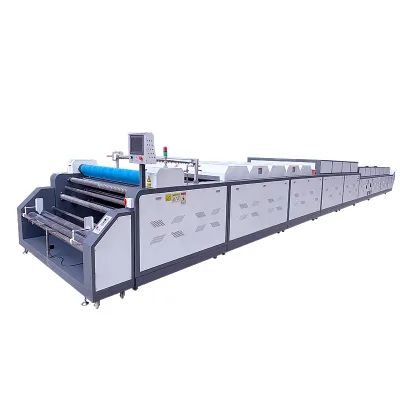 Huwei Large Width Fabric Preshrinking Machine Automatic Steam Fabric Shrinking & Forming Machine for Garment Textile Factory