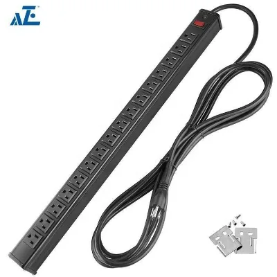 16 Outlet Heavy Duty Metal USA Flexible Power Strip Power Strip Charging Station