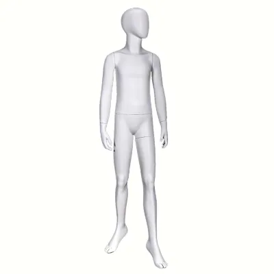 Realistic Full-Body Fiberglass Clothes Display Mannequin for Retail Use Boys with Head and Standing Pose