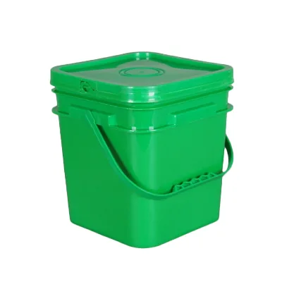 10L Transparent Pp Rectangular Bucket Square Plastic Food and Chemical Storage Bucket for Water Paint Gasoline Use