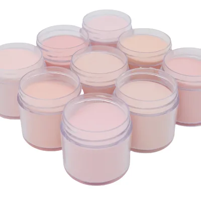 High End Customized Logo EMA 56g Professional Acrylic Powder Original Fast Drying Long Lasting Nail Manicure PET Jar No Marble