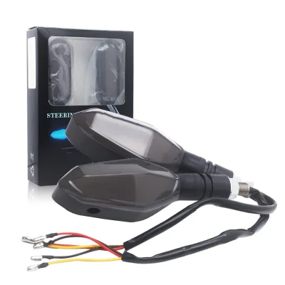 WIITECH Super Bright 12V LED Display Screen Front Turn Signal Light Motorcycle/Scooter A.B Style Retrofit Upgrade Water