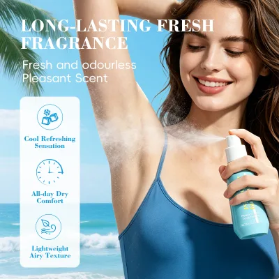 Korean New Arrival Viral Cooling Body Mist Spray for Women Long Lasting Fresh Fragrance Perfume Body Spray Private Label Factory